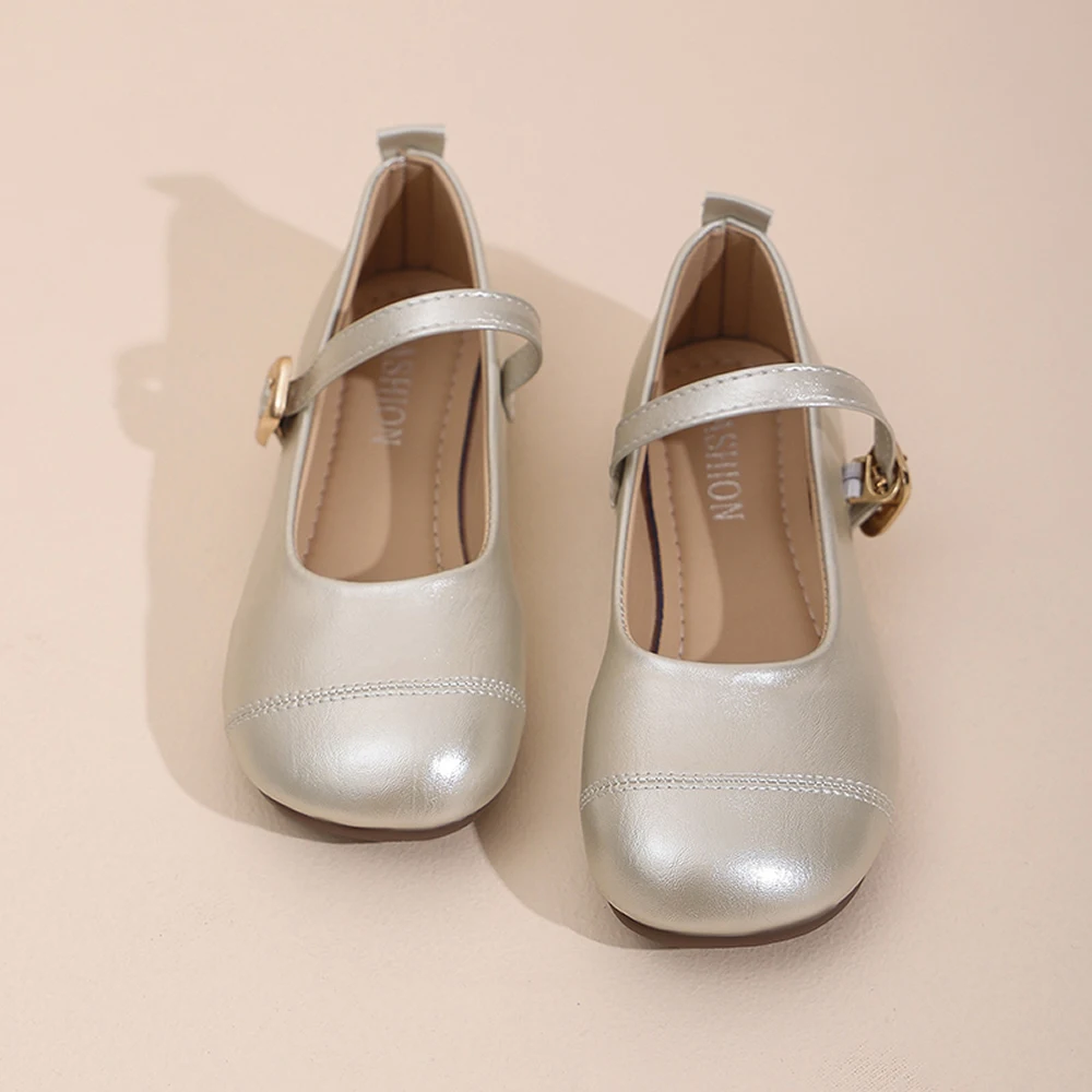 

Новинка весны 2024, туфли Мэри, туфли на плоской подошве с неглубоким носком, прямые туфли на плоской подошве во французском стиле, ночной ветер, одинарные для женщин