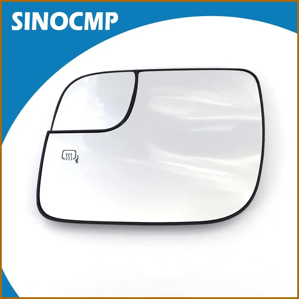 

Стекло зеркала с подогревом, выпуклое пятно, 5,25 дюйма, со стороны водителя, левое левое для Ford Explorer и Police Interceptor Utility 2011-2017