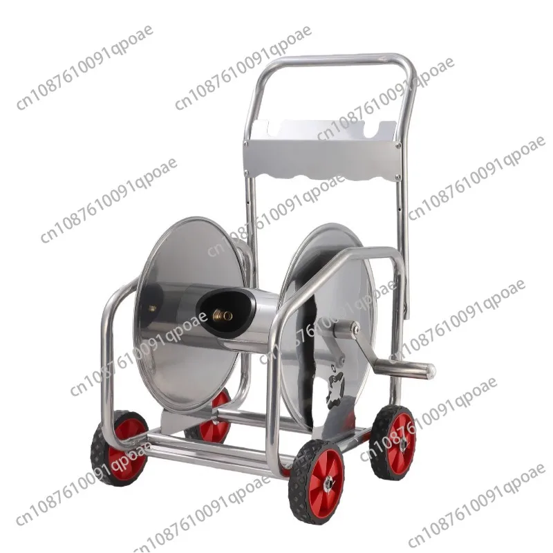 Portable Home Garden Hose Reel Cart Water Pipe Storage Winder Holder for Car Washing Lawn Yard Patio Outdoor Watering Use