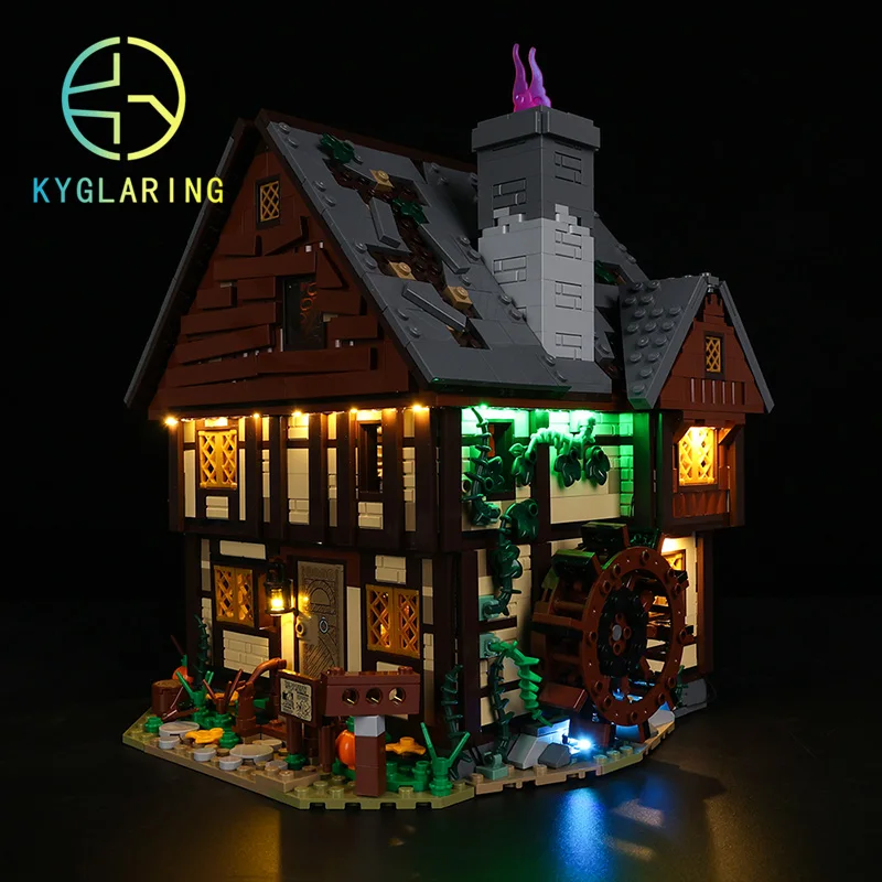 Kyglaring Light Kit for 21341 The Sanderson Sisters\' Cottage Block Model (Not Included Building Blocks)