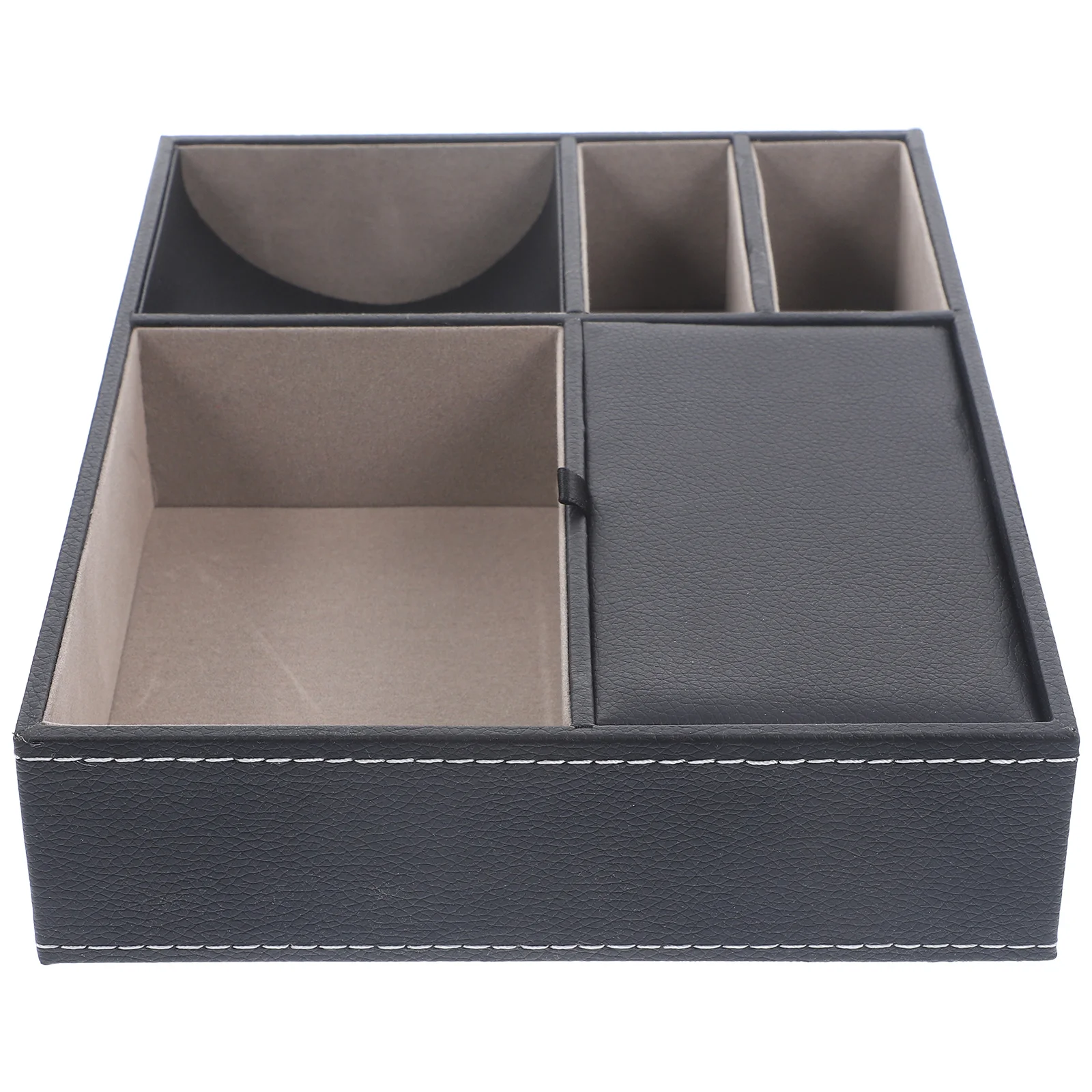 

Vintage Multi-Grid Jewelry Box Organizer Durable Storage Case for Rings Watches Desk Bedroom Office Jewelry Display Case