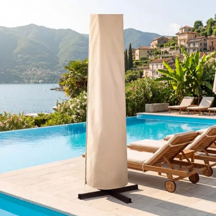 

Patio Umbrella Cover, UV Resistant for 9ft to 13ft Outdoor Offset Umbrella