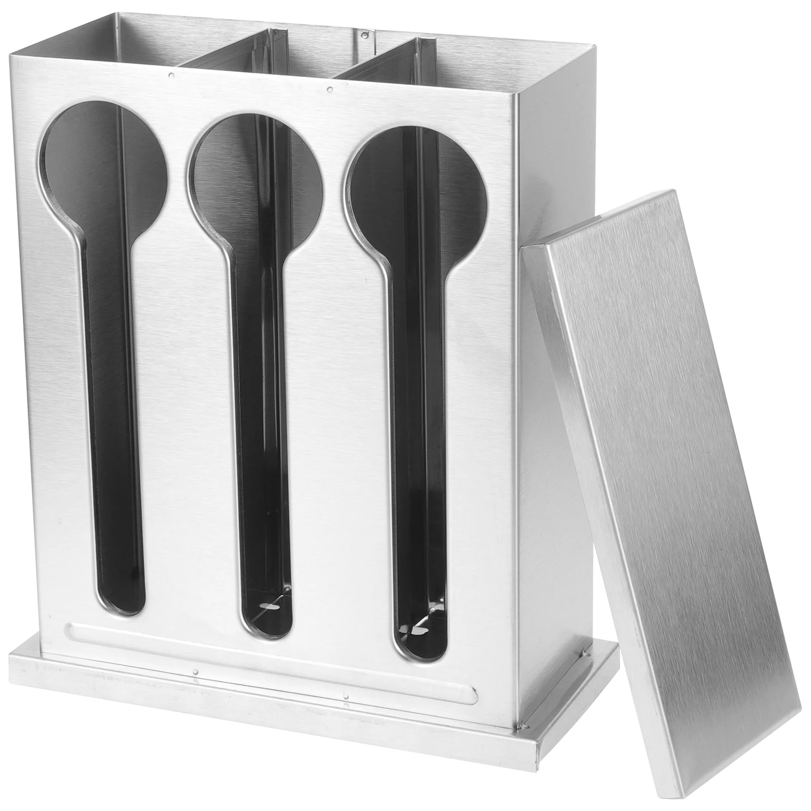 

Spoon Storage Box Cutlery Kitchen Utensil Holder Clay Pot Drain Rack Organizer Stainless Steel Gadgets