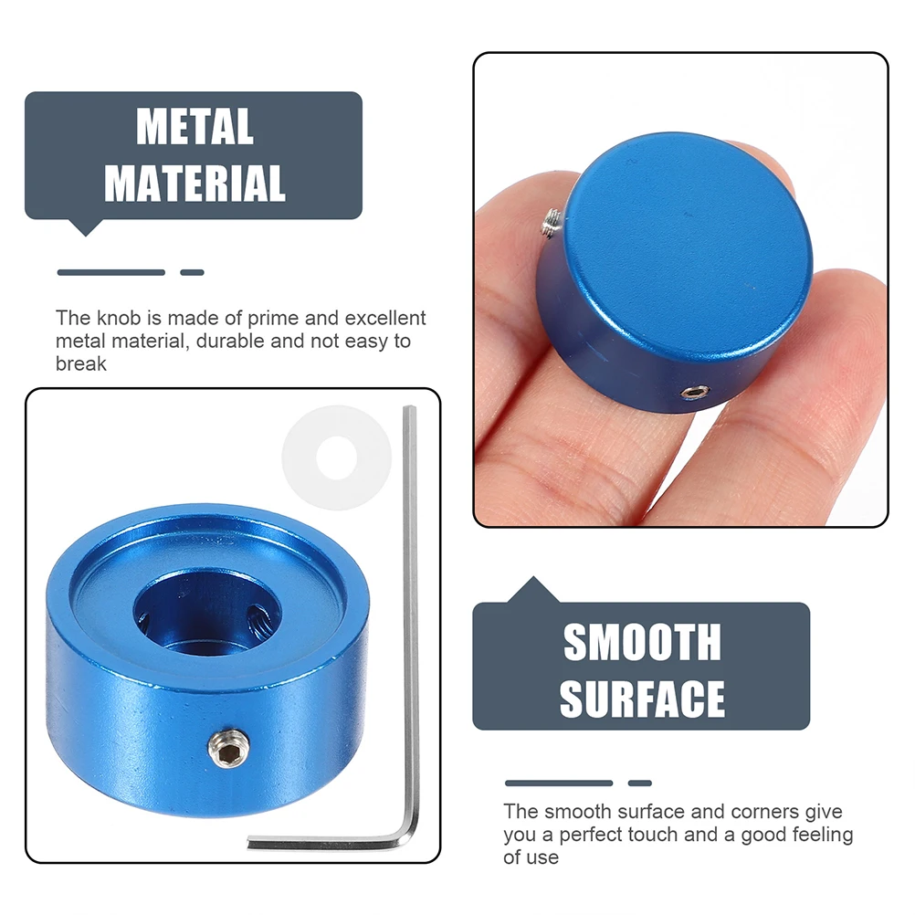 

Effect Knob Set Guitar Pedal Cap Footswitch Topper Protection Toppers Metal Cover