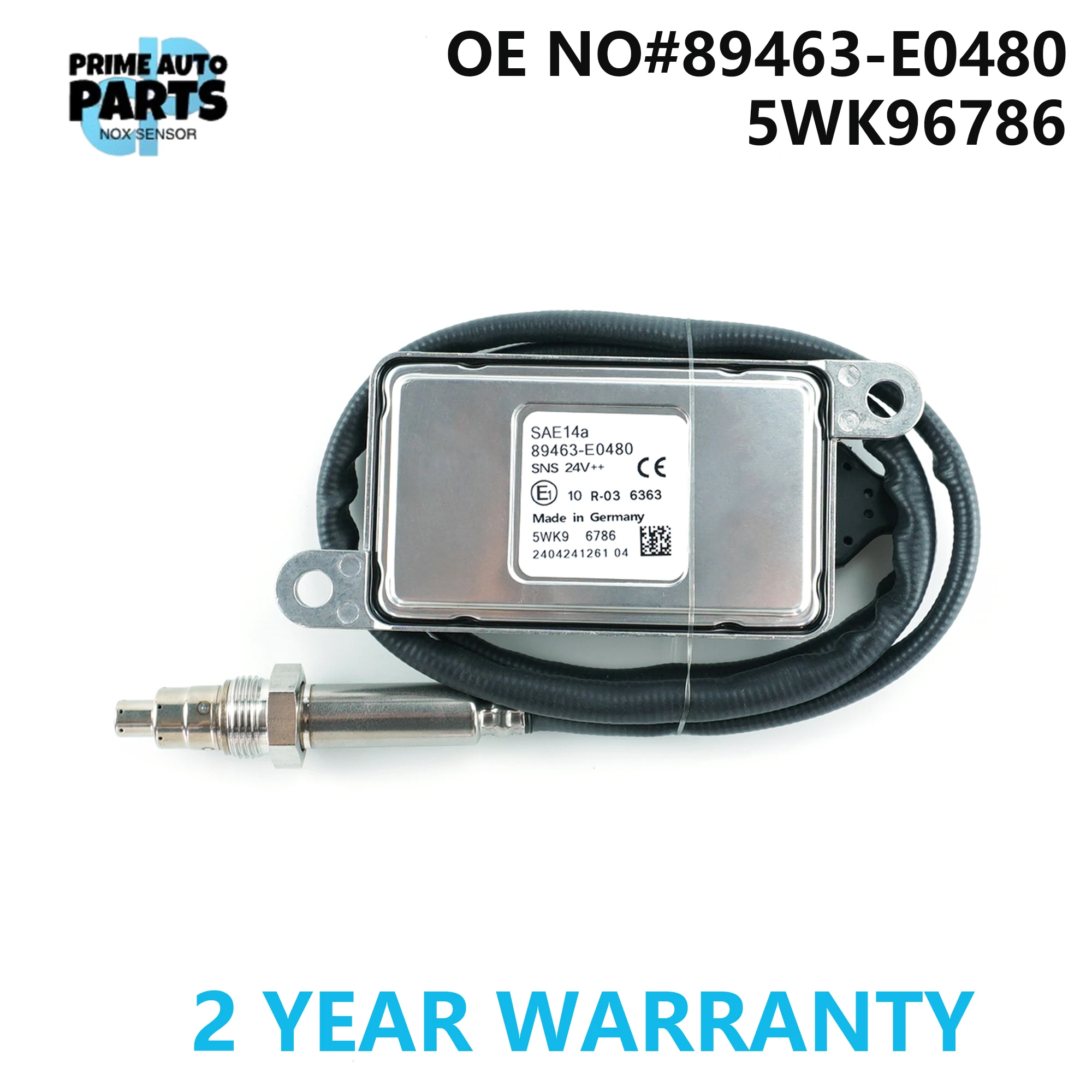 

Nox Sensor 5WK9 6786 89463-E0480 5WK96786 NEW Nitrogen Oxide Sensor For Hino Toyota Engine Car Truck Accessories