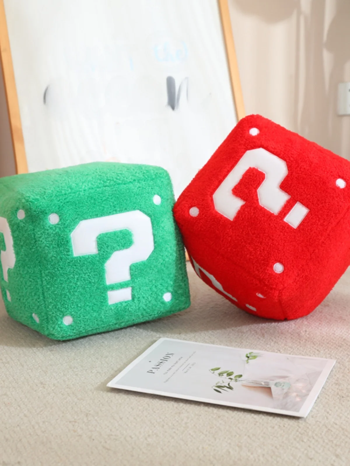 

Trendy Question Mark Plu Pillow Square Sofa Living Room Decorative Window Tat Men Women Gifts PP Cotton Filling