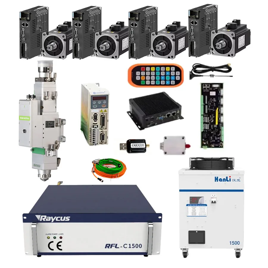 Raytools xc3000 plus laser cutting system BM110 cutting head 1500W 2000W/3000W/6000W laser source Huichuan servo bus 750W 400