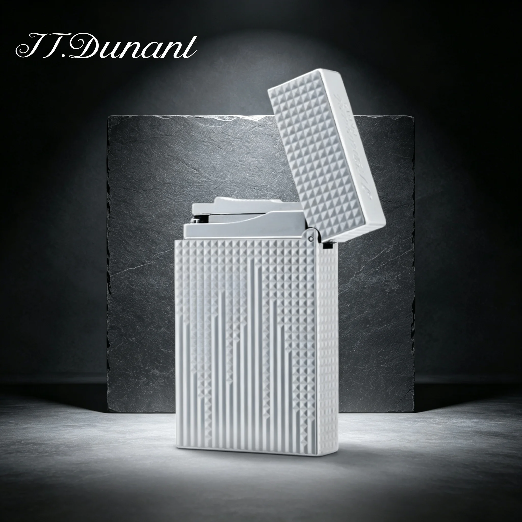 JT.Dunant Lighter Butane Gas Refillable High Quality Metal Lighter Durable Smoking Gadgets Cigarette Lighter For Men