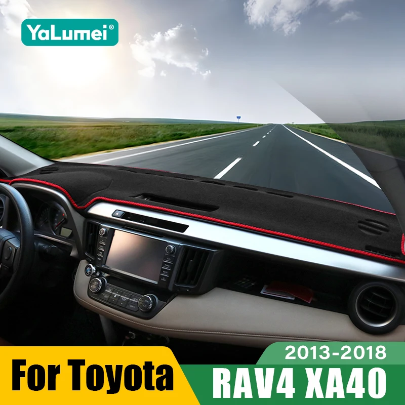 

Для Toyota RAV4 XA40 2013-2018: Накладка на приборную панель, солнцезащитный коврик, противоскользящий коврик для приборной панели, аксессуары