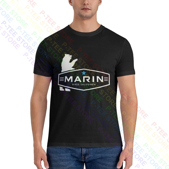 Marin Bikes California Mountain Full Suspension Trail Shirt T shirt Rare Best Seller Tee