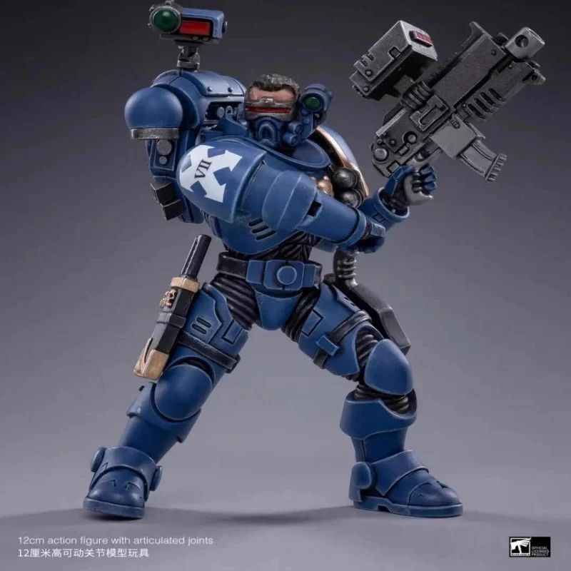 Joytoy Dark Source Warhammer 40k المتطرفة المحارب 1:18 مقياس تحصيل عمل الشكل المحمول الغازي الجندي لتزيين التيار المتناوب/G