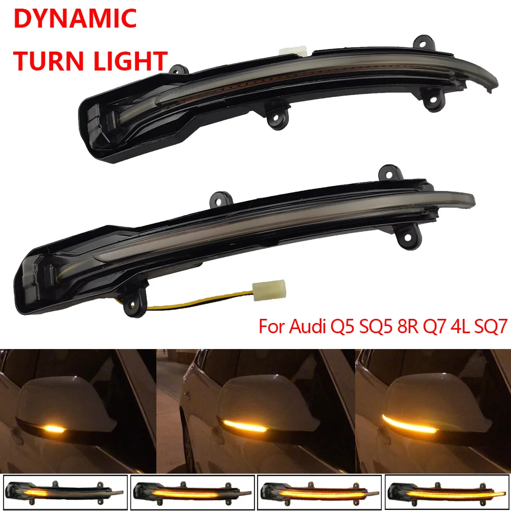 

2pcs For Audi 2008-2017 Q5 SQ5 8R LED Mirror Turn Signal Lights