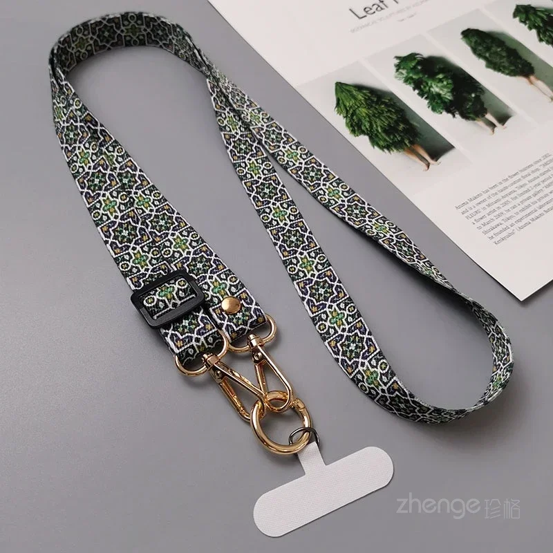 Pleciona smycz ze wzorem krzyżowym Prosta uniwersalna smycz do telefonu komórkowego bez szyi 핸드폰 스트되고 Phone Charm Strap