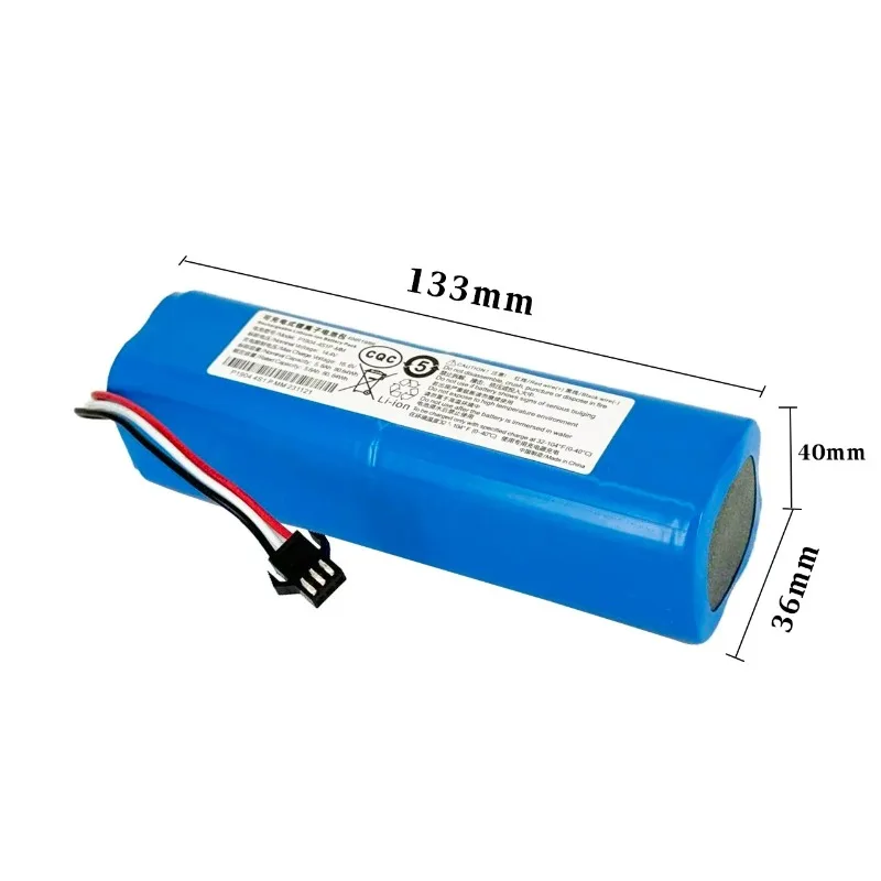 Replacement battery 5200mAh suitable for intelligent cleaning robot battery JWU200-S-A general lithium battery