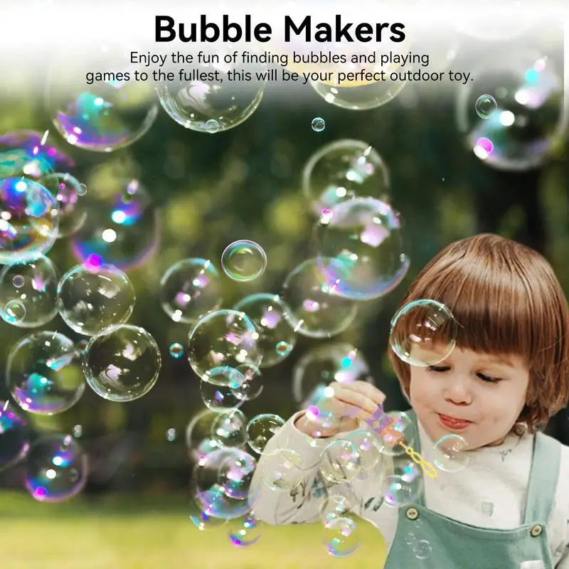 

Bubble Wands For Kids Carousel Design Summer Outdoor Backyard Toys Novelty Toys & Amusements Leak Proof Novelty Bubble Wand For