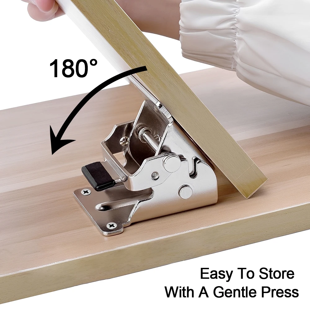 0° 90° 180 Degree Angle Thickeneded Self-Locking Foldableing Hinge Table Stool Foldableing Coffee Table Furniture Foldable Hinge
