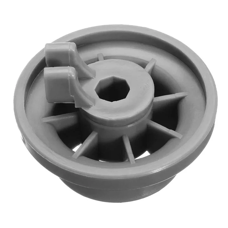12 X Dishwasher Lower Basket Rail Wheels For Neff & Siemens Grey 165314-A68E