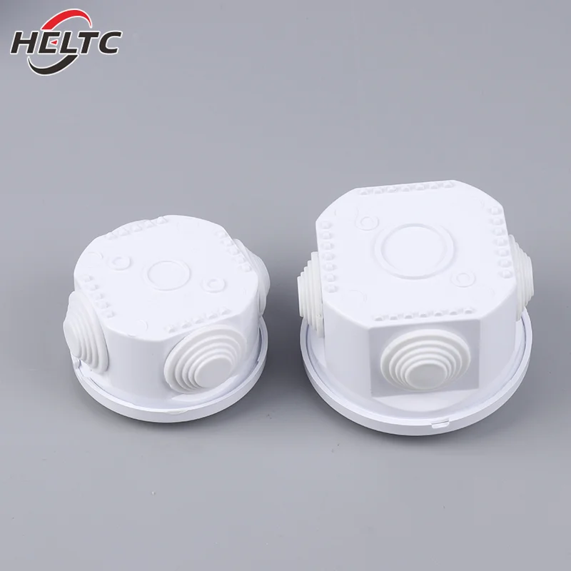 1pcs White Connection Cable Branch DIY Waterproof IP65 Power Case Junction Box Indoor Wire Shell Electric Control Boxes