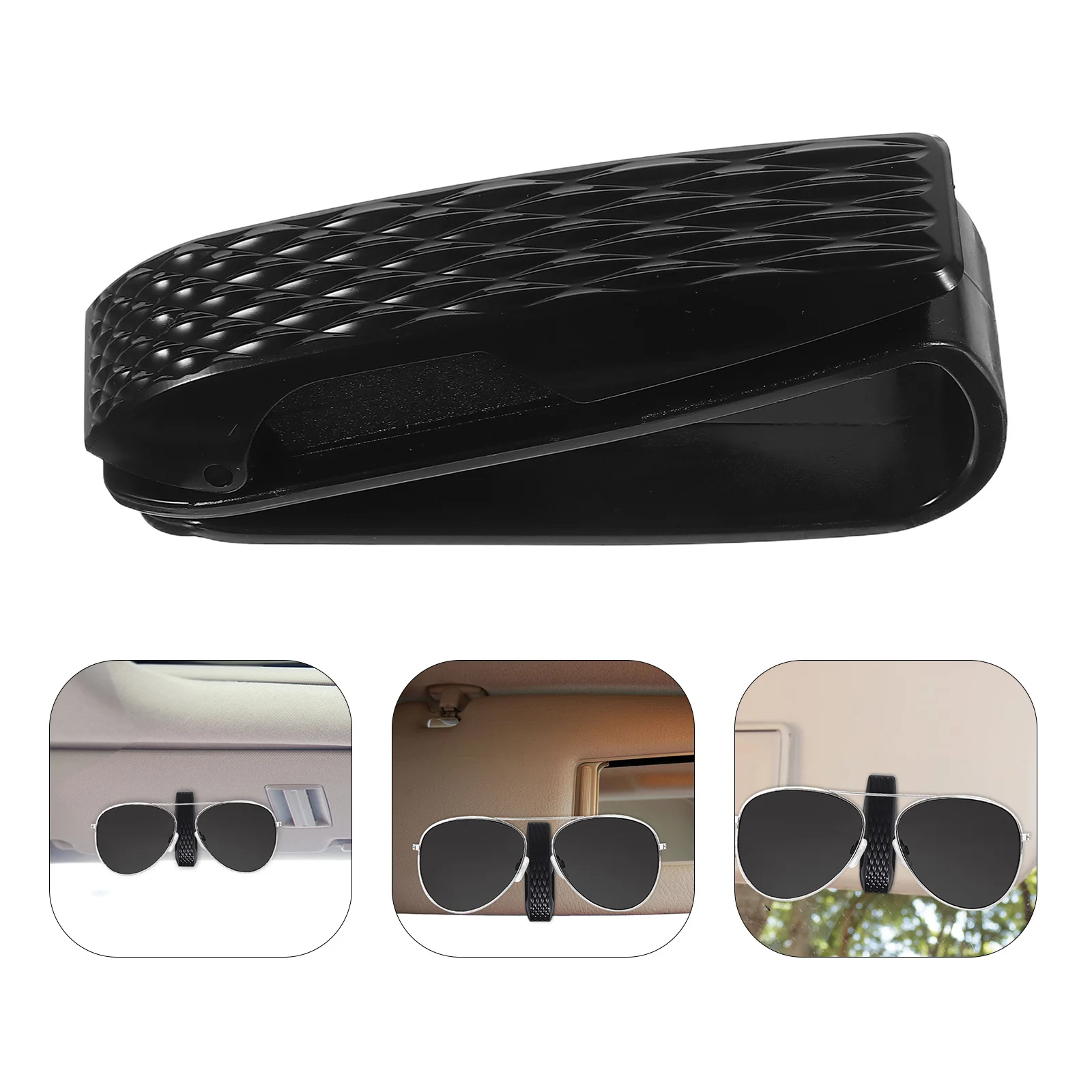 

Car Visor Sunglass Clip Multifunctional ABS Auto Glasses Holder Stylish Universal Fit Sun Visor Car Accessories for Vehicle