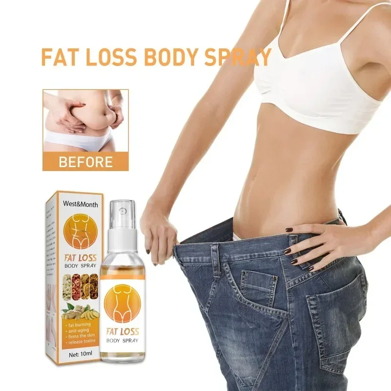 Sdatter Fat Burner Spray Let Body Sexy Oil Weight Loss Sculpting Spray Break Down Belly Slimming Firming Cellulite Reducing