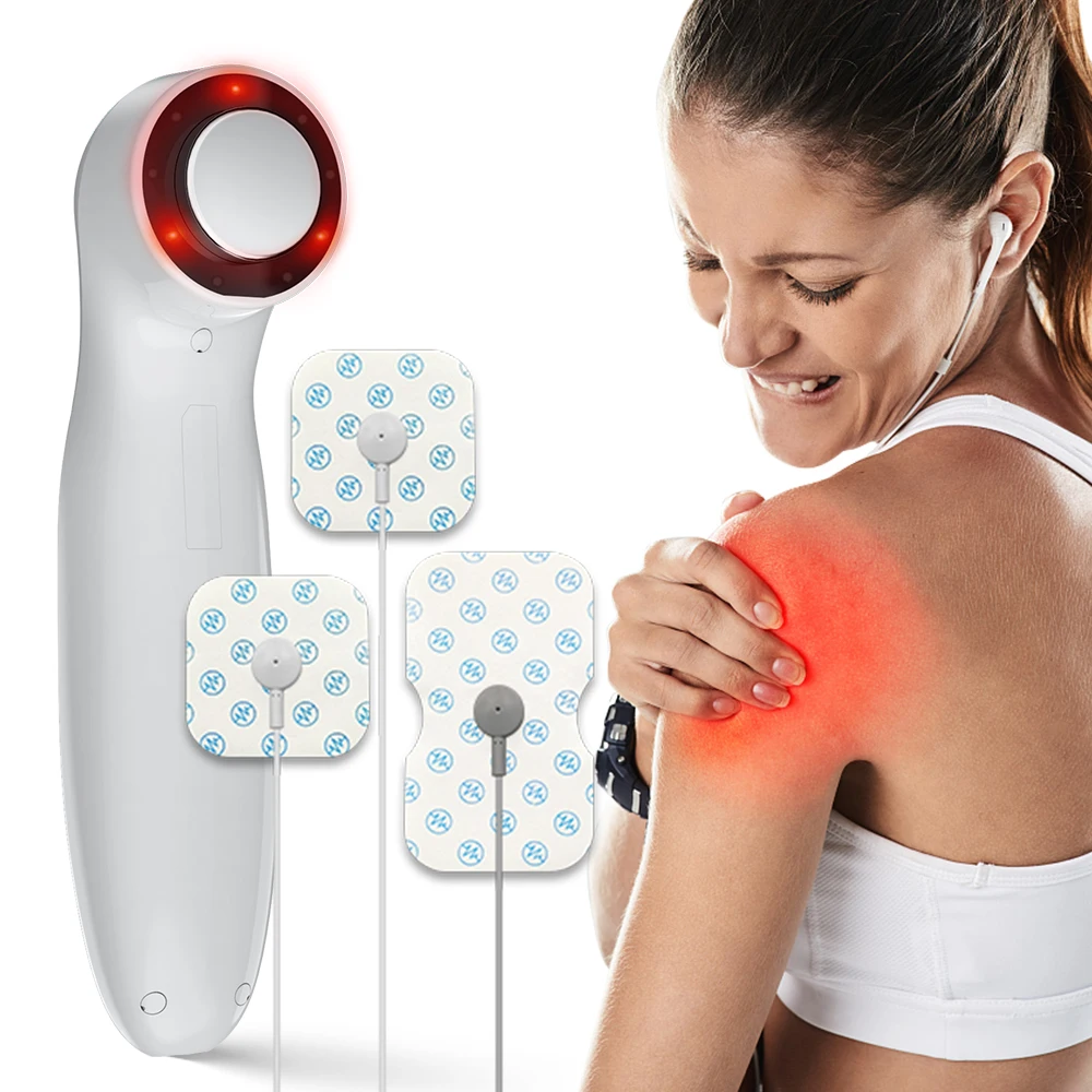 Suyzeko Mini Handheld Therapeutic Ultrasound Sports Rehabilitation Physical Therapy Pain Relief Device