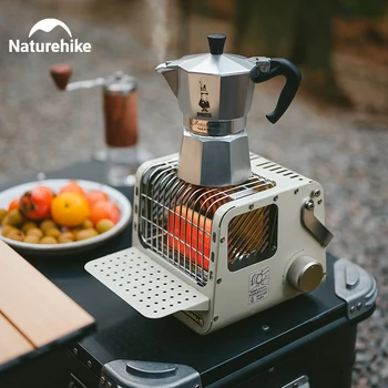 네이처하이크 미니 캠핑 가스 스토브, 초경량 고출력 화구, 커피 차 가스 쿠커, 야외 피크닉 난방 스토브, 1100W