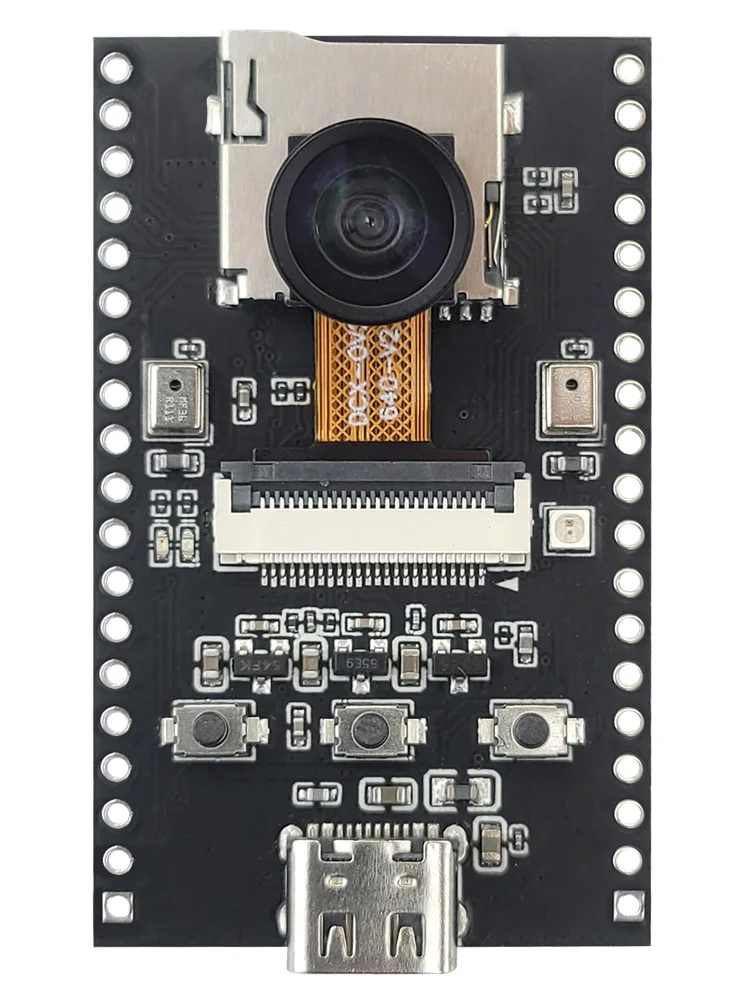 NOWOŚĆ Płytka rozwojowa głośnika ESP32 S3 CAM z modułem kamery OV2640 Wifi Podwójne gniazdo MIC TF N16R8 CH340X USB Type-C ESP32-S3 — zdjęcie produktu 7