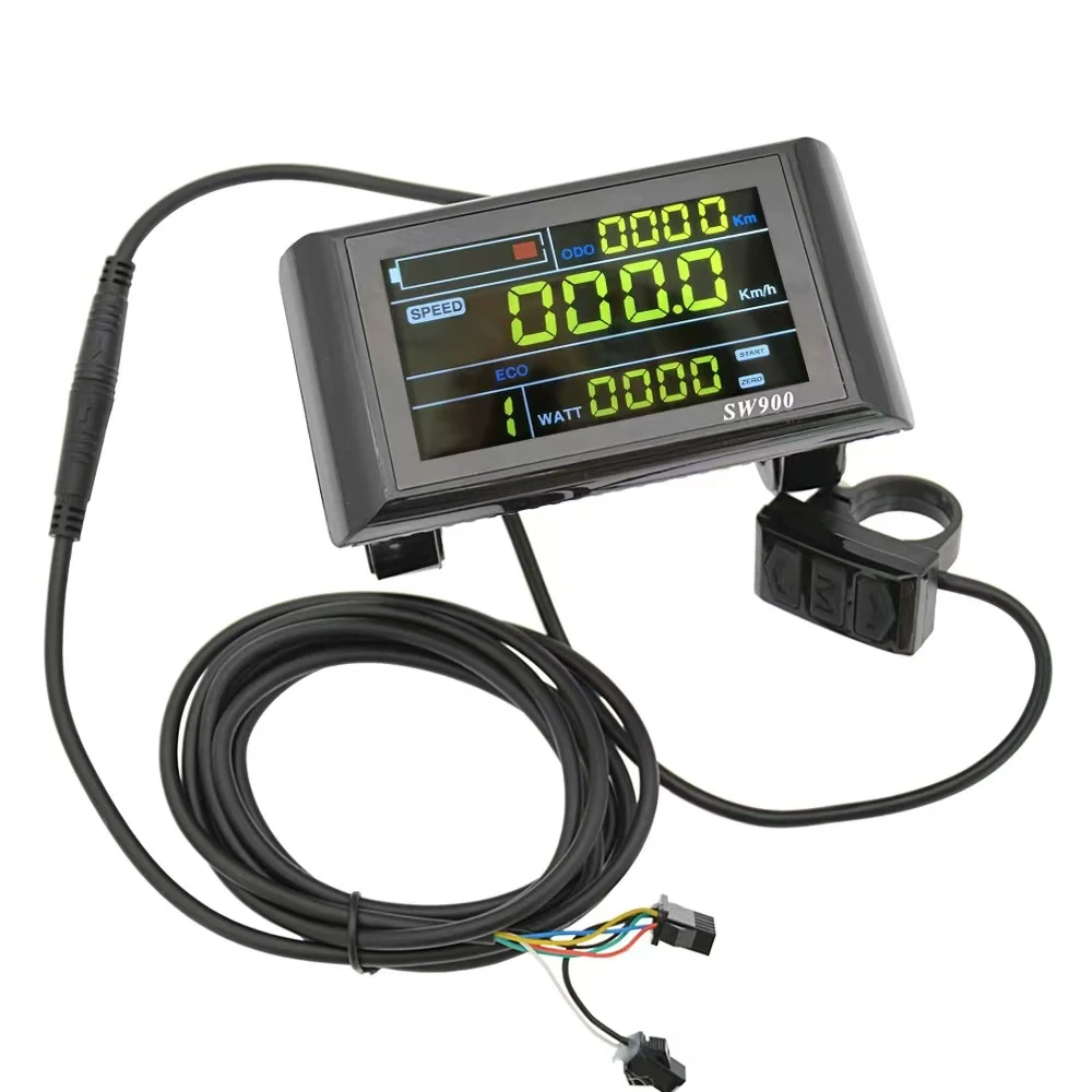 Electric Mountain Electric E Bike Scooter Bicycle Color Sw900 Color Lcd Speed Control Instrument Meter Display