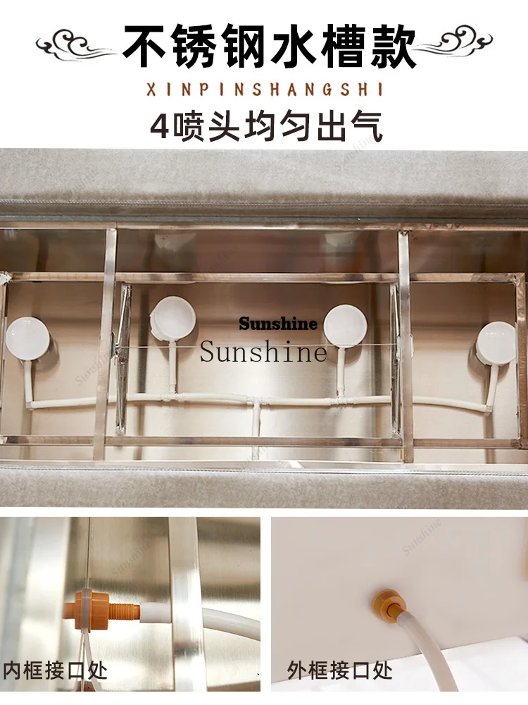 Beauty salon special massage dual-purpose traditional Chinese medicine sweat steaming bed  FT