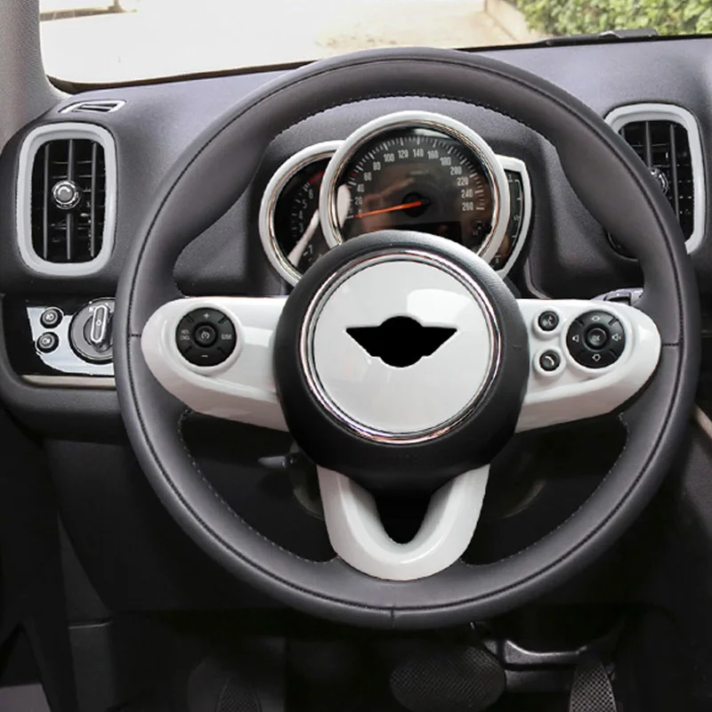 

Белая декоративная наклейка на выходное отверстие автомобиля, крышка шестерни для MINI Cooper F60 Countryman, аксессуары для автомобиля, модификация интерьера