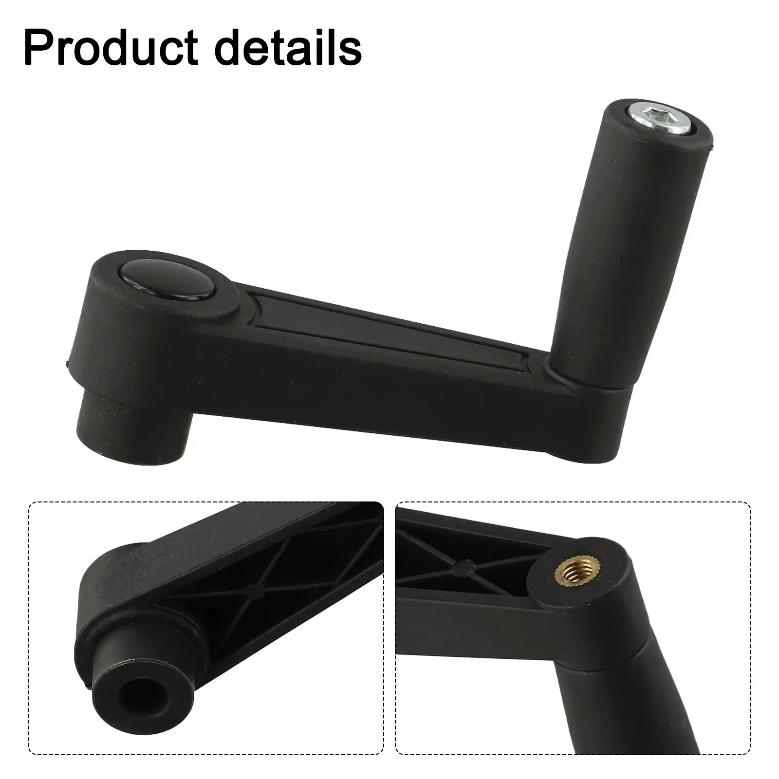 Round Hole Crank Handle 816mm Made from Reinforced Nylon and Carbon Steel Efficient Energy Conversion for Your Machinery Needs
