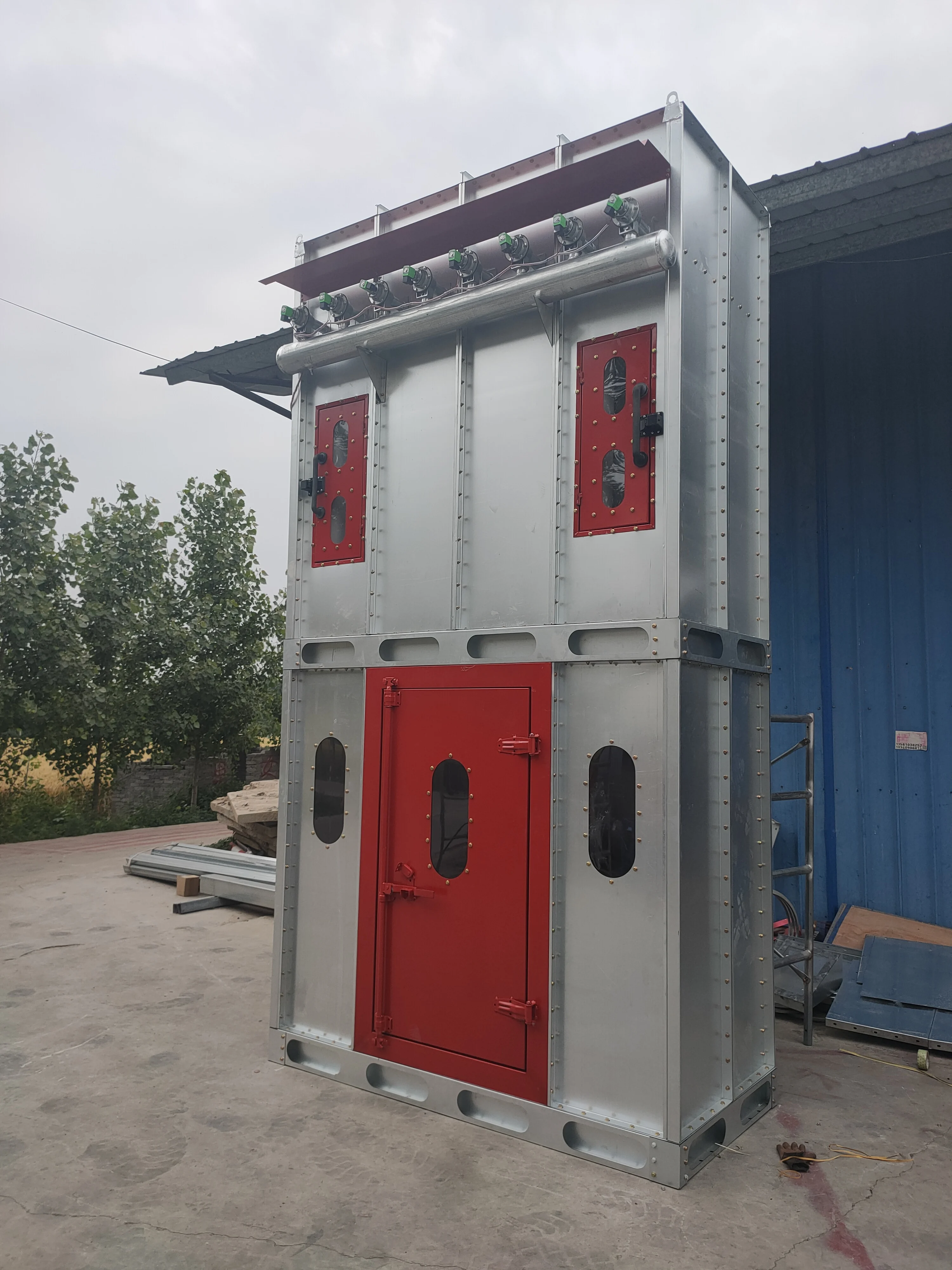 معدات حماية البيئة المهنية لآلات معالجة الغاز الحجرية مرشح الأكياس النفاثة