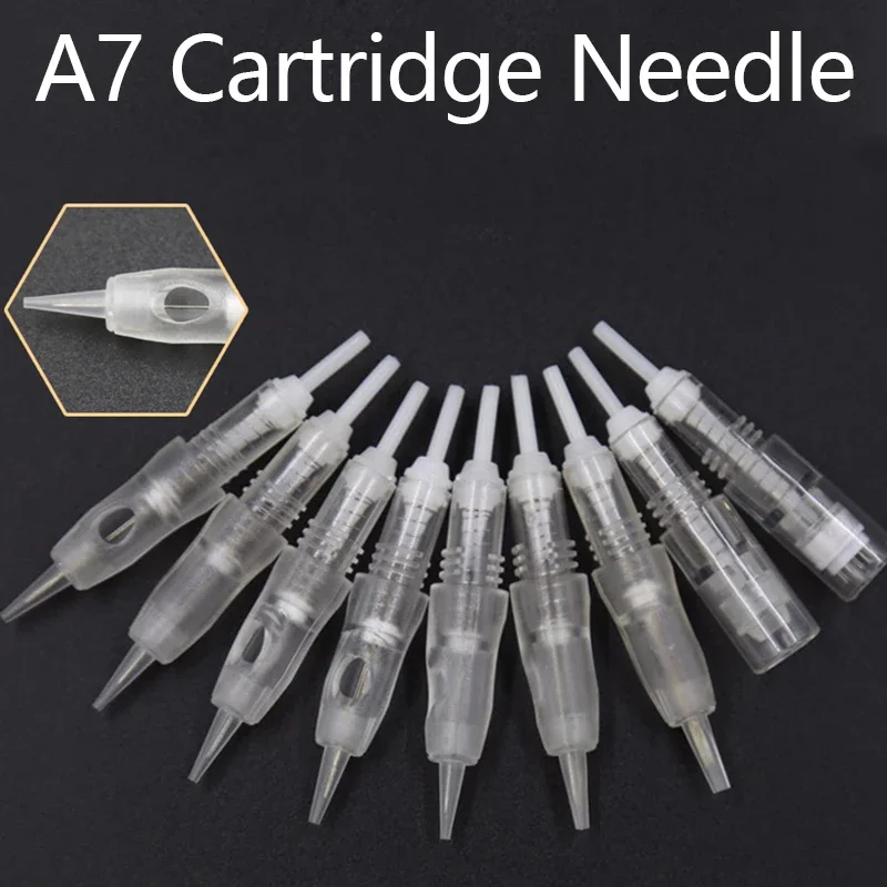 

100pcs Tattoo Cartridge Needles Disposable Professional Microblading Eyebrow Lips 1R 3R 5F Permanent Makeup Machine Pen Supplies