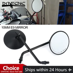 Left Right Side Mirror E9 10MM Universal Motorcycle Accessories Rear View Glass For HONDA GROM MSX 125 CMX 500 300 1100 REBEL