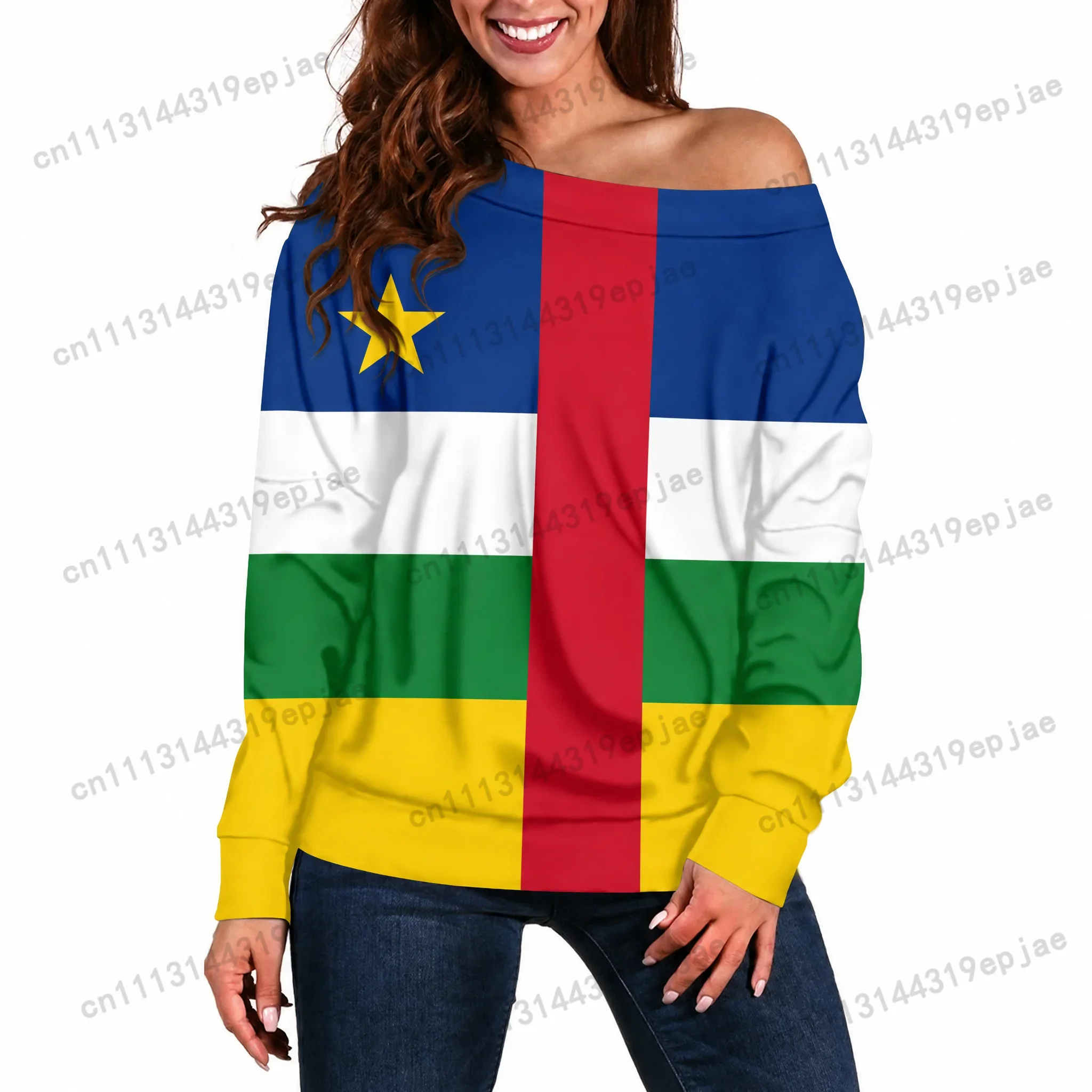 Central Chad National Flag Eagle Print Crop Tops Women Short Sleeve O-neck Casual Streetwear Y2K Green Summer T-shirt