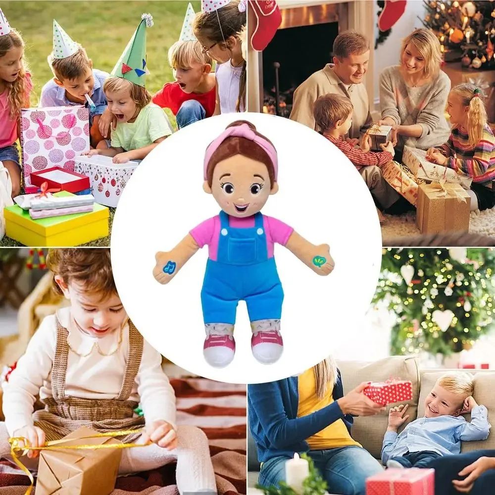 Ms/Rachel Speak&Sing Doll 30cm Tall Interactive Toy Toddler Toys for Girls  Boys Ages 6 Months to 3+ Years Plush Doll Kids Toy