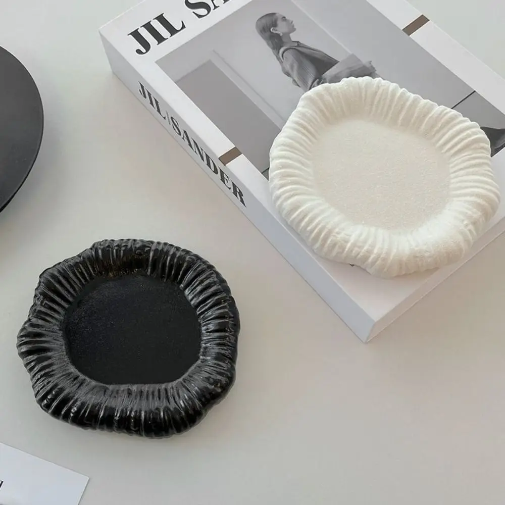 

Ceramic Jewelry Storage Tray Irregular Portable Jewelry Display Rack Creative Multi-Function Storage Plate Pastry