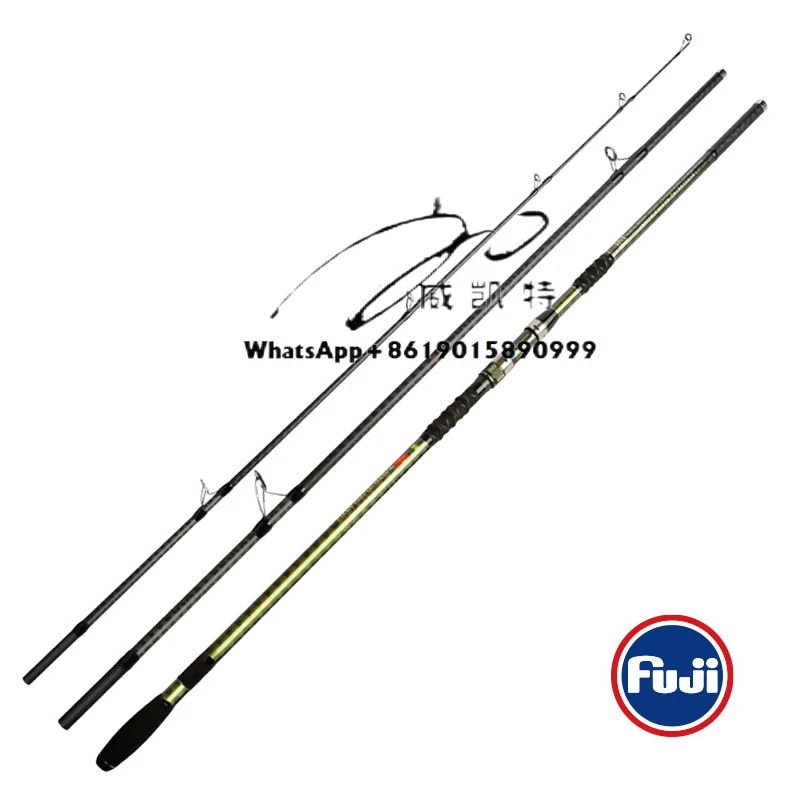 

Wholesale Three-Section 3.6 3.9 4.2 Meters High Carbon Fiber Surfing Rod Super Hard Long-Range Casting for Saltwater Fishing