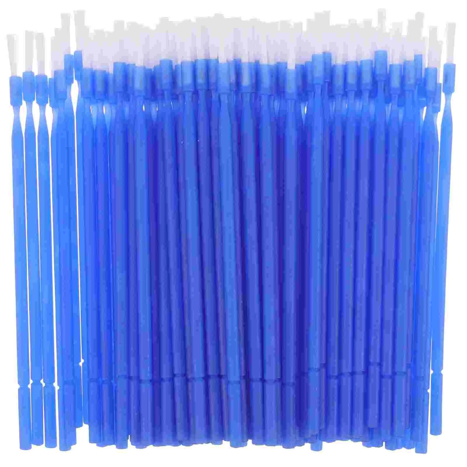 100 Pcs Fluoride Applicator Brush for Tooth Long Hair Other Oral Care Chemicals Teeth Small Dental Micro Travel