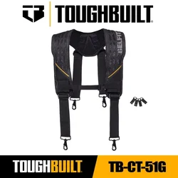 TOUGHBUILT TB-CT-51G Outdoor Tool Belt Comfortable Durable Duty Belt  Foam Shoulder Padder Suspenders for Work Belt Toughbuilt