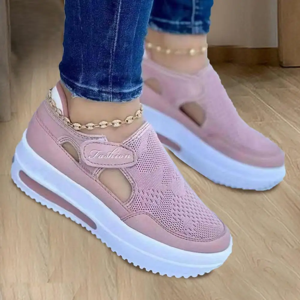 

Сандалии женские легкие на платформе, удобные босоножки из дышащего материала, повседневная обувь, аксессуар