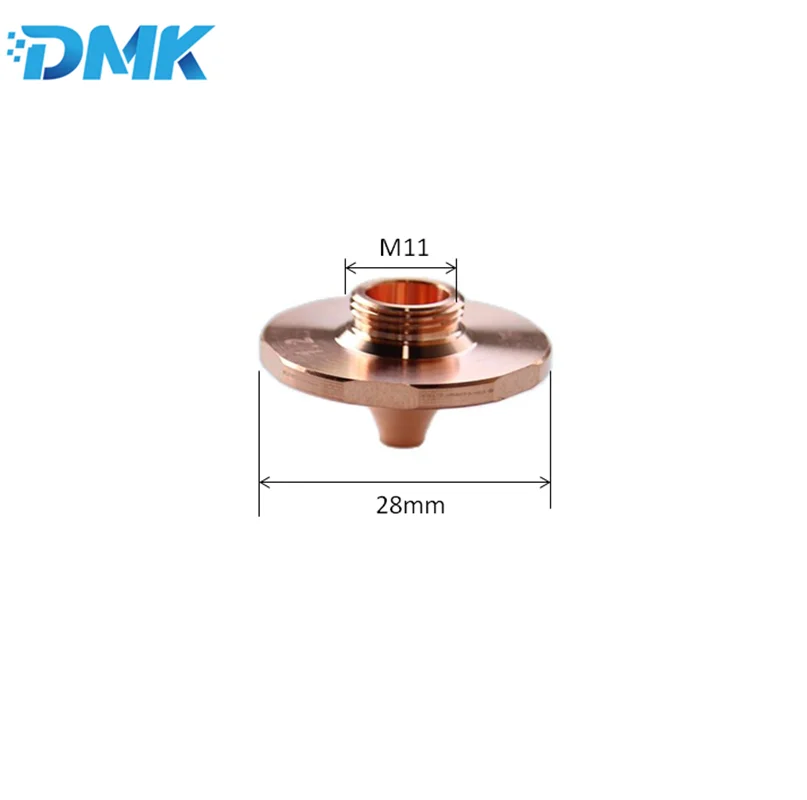 DMK الليزر فوهة D28mm PS سلسلة طبقة واحدة الألياف قطع الليزر فوهات لآلة قطع هانز