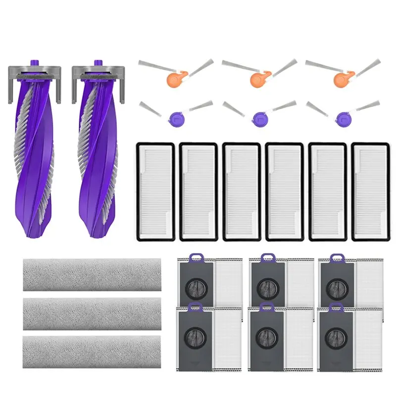 

Запасные части Keep Fit, аксессуары для робота Narwal Flow, вакуумная основная щетка, фильтр Hepa, мешок для пыли, замена ткани для швабры