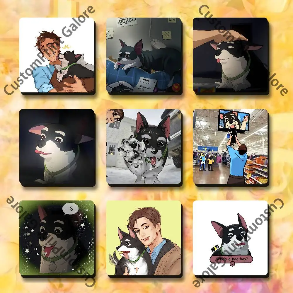 

Dog Beef D-DispatchD Soft Magnetic Refrigerator Magnets Personality Decorations Creative Gifts