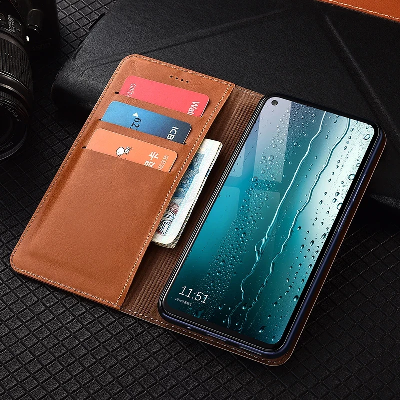 

Luxury Wallet Genuine Leather Case For XiaoMi Redmi K20 K30s K30i K40s K50 Pro Plus Ultra Gaming Zoom Magnetic Flip Cover