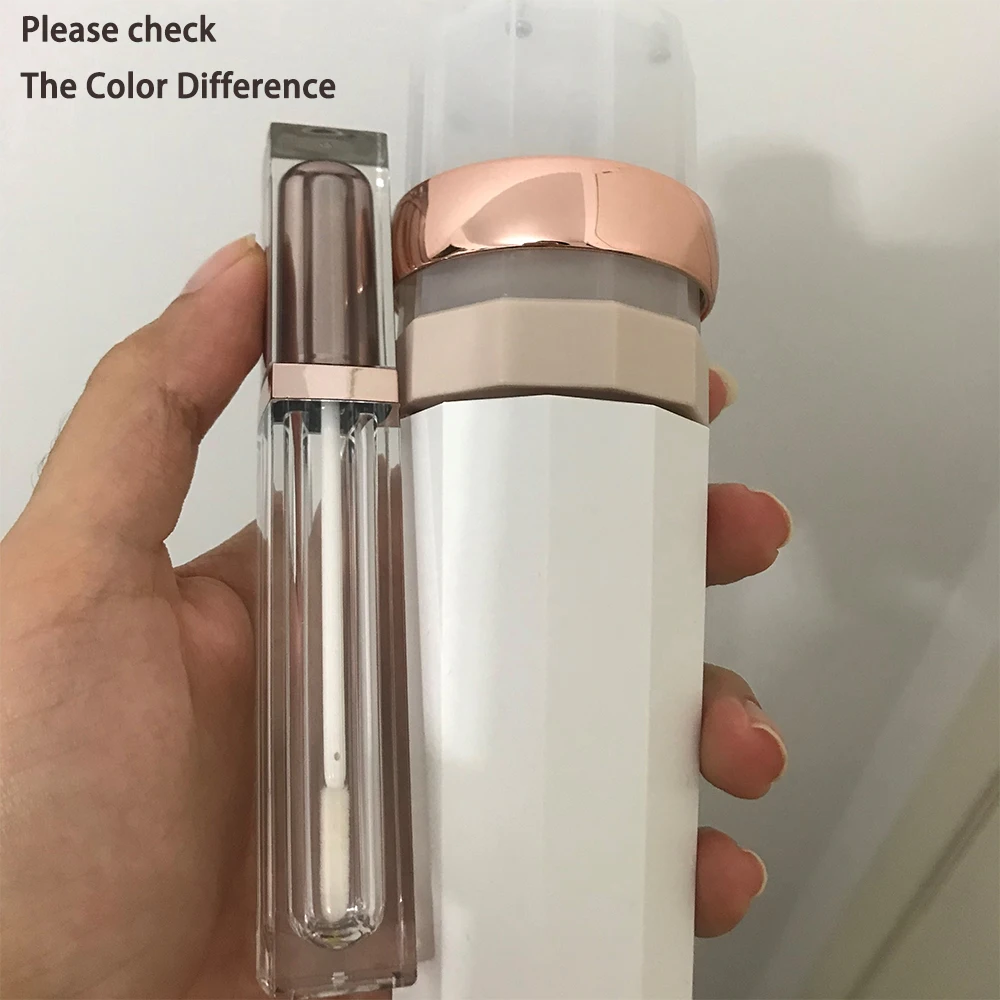 10/30/50/100pcs 5ml Empty Lip Gloss Tube Square Plastic Cosmetic Lip Balm bottle packing, Liquid Lipstick Storage Bottle