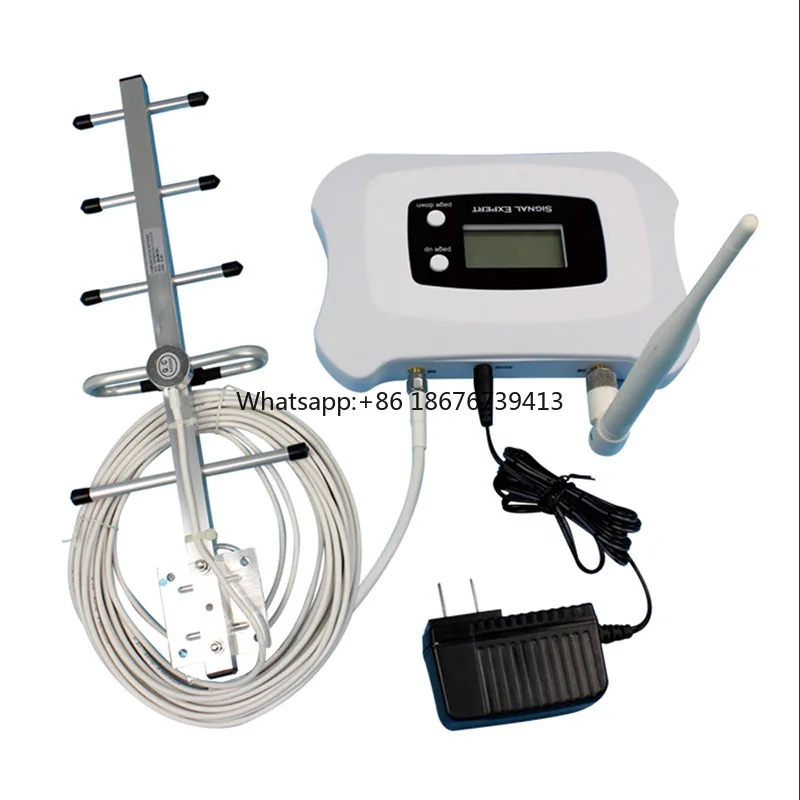 LCD Display CDMA 850MHz mobile signal amplifier booster cell phone antenna