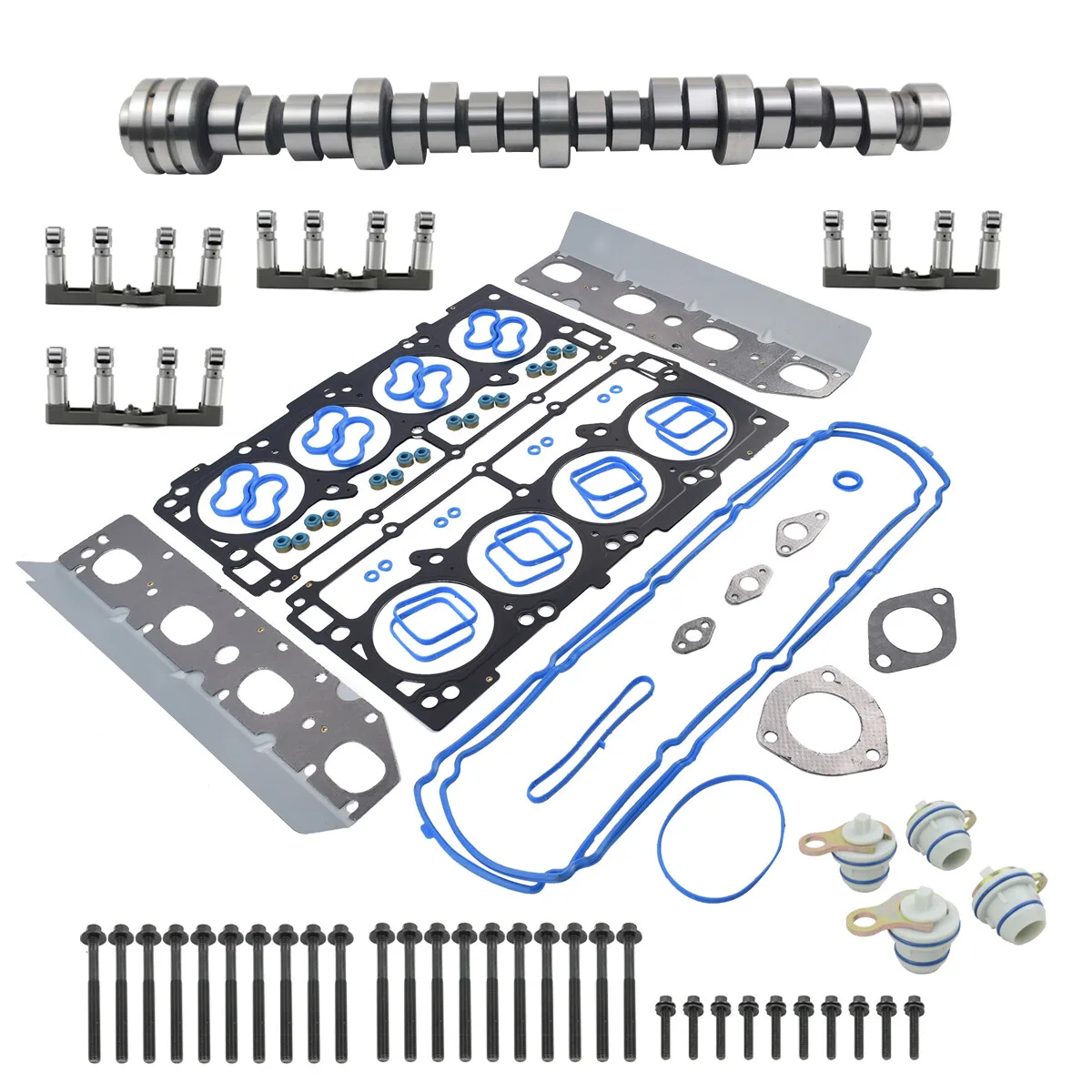 1Set Lifters Camshaft Gaskets Plugs Kit 53021720AB 53021720AD 53021720AE For Dodge Ram 1500 2009-2015 5.7L Hemi Non-MDS Engine