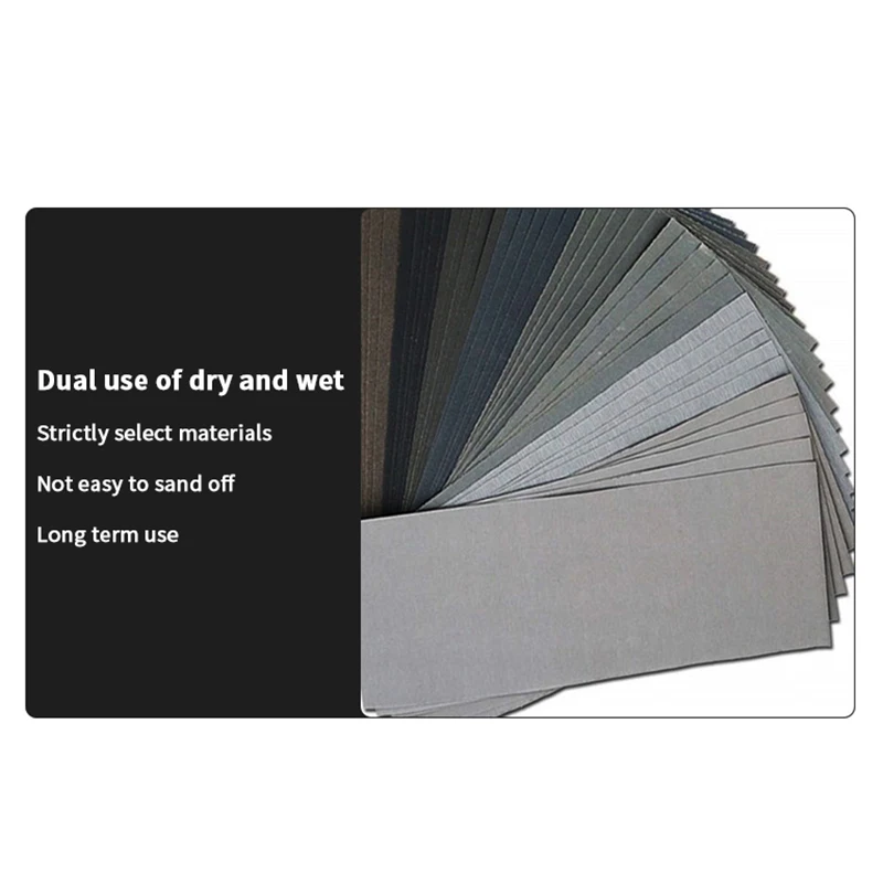 

5/6/8/10/18/24 шт. наждачная бумага 2000 2500 3000 5000 7000, наждачная бумага смешанной зернистости, водная/сухая шлифовальная бумага, абразивный инструмент