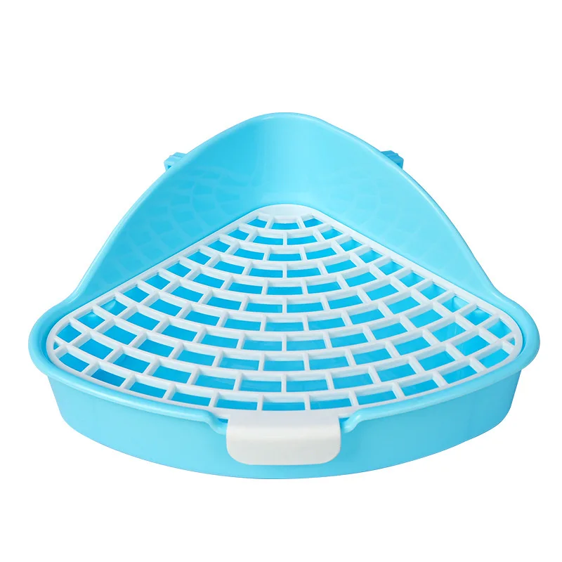 Rabbit Litter Tray Toilet Animal Potty Trainer Bunnies Corner Toilet Box for Ferret Hamster Dragon Cat Guinea Pig Dutch Supplies view 6